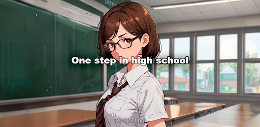 Visual novel "One step in high school"